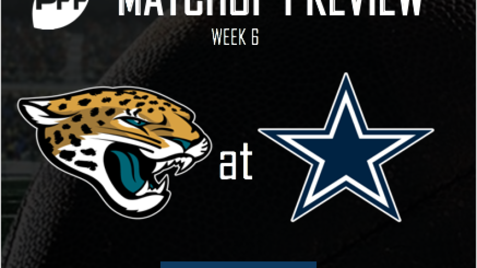 NFL Week 6 CBS Jacksonville Jaguars @ Dallas Cowboys Preview