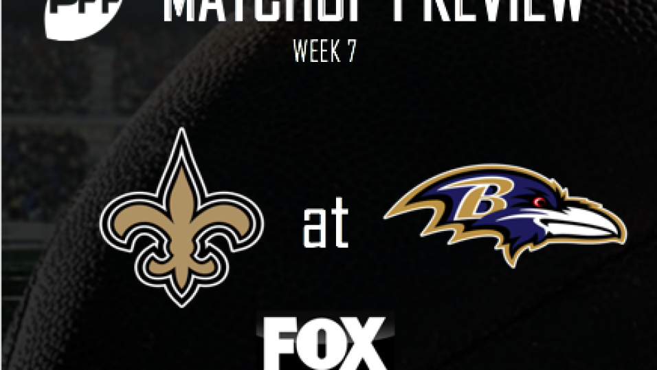 New Orleans Saints at Baltimore Ravens Free NFL Picks and Week 7 Odds