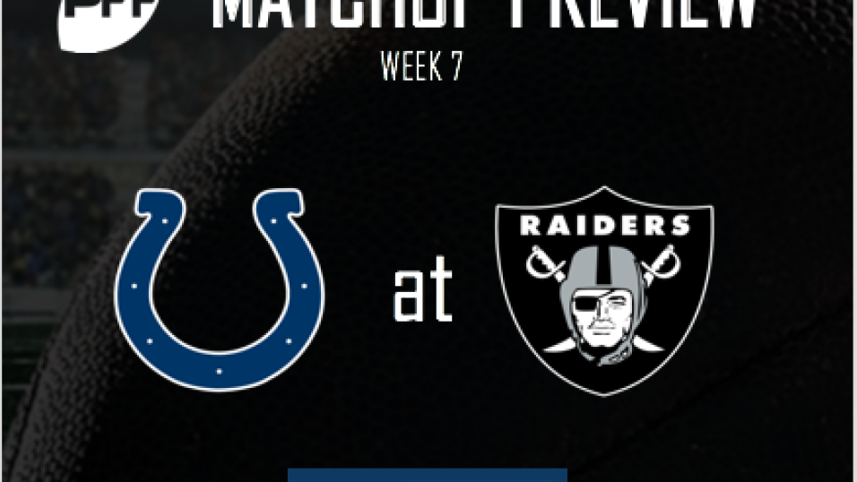 NFL Week 8 CBS Indianapolis Colts @ Oakland Raiders Preview