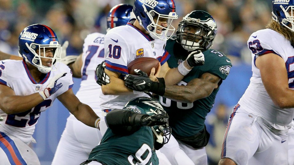 The Eagles' Jason Peters is PFF's top ranked tackle through Week 6