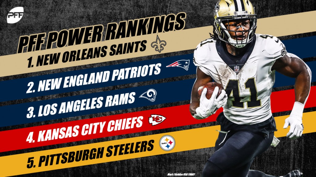 PFFELO Power Rankings - Week 4, NFL News, Rankings and Statistics