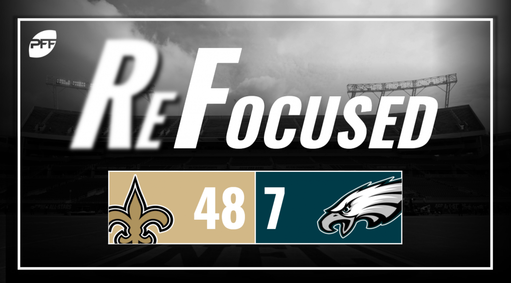 Saints 48, Eagles 7 – as it happened