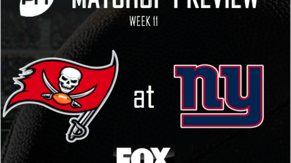 NFL Week 11 FOX Tampa Bay Buccaneers @ New York Giants Preview, NFL News,  Rankings and Statistics