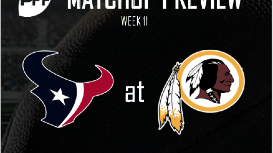 NFL Week 11 CBS Houston Texans @ Washington Redskins Preview, NFL News,  Rankings and Statistics