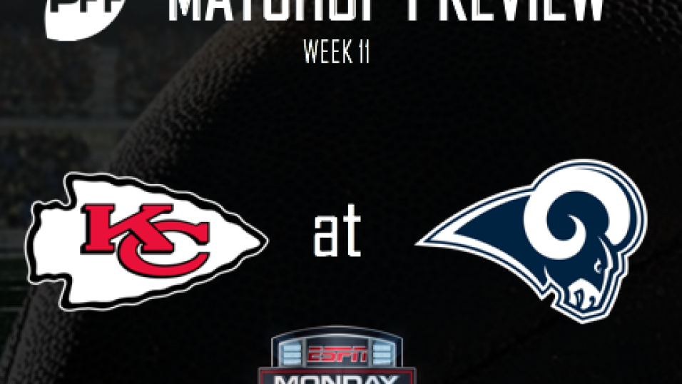 NFL Week 11 ESPN Kansas City Chiefs @ Los Angeles Rams Preview, NFL News,  Rankings and Statistics