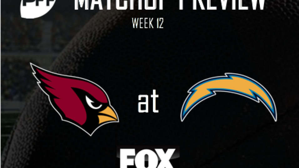 NFL Week 12 FOX Arizona Cardinals @ Los Angeles Chargers Preview, NFL  News, Rankings and Statistics