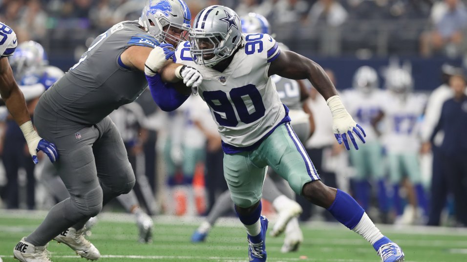 Dallas Cowboys defensive end DeMarcus Lawrence (90) is seen during