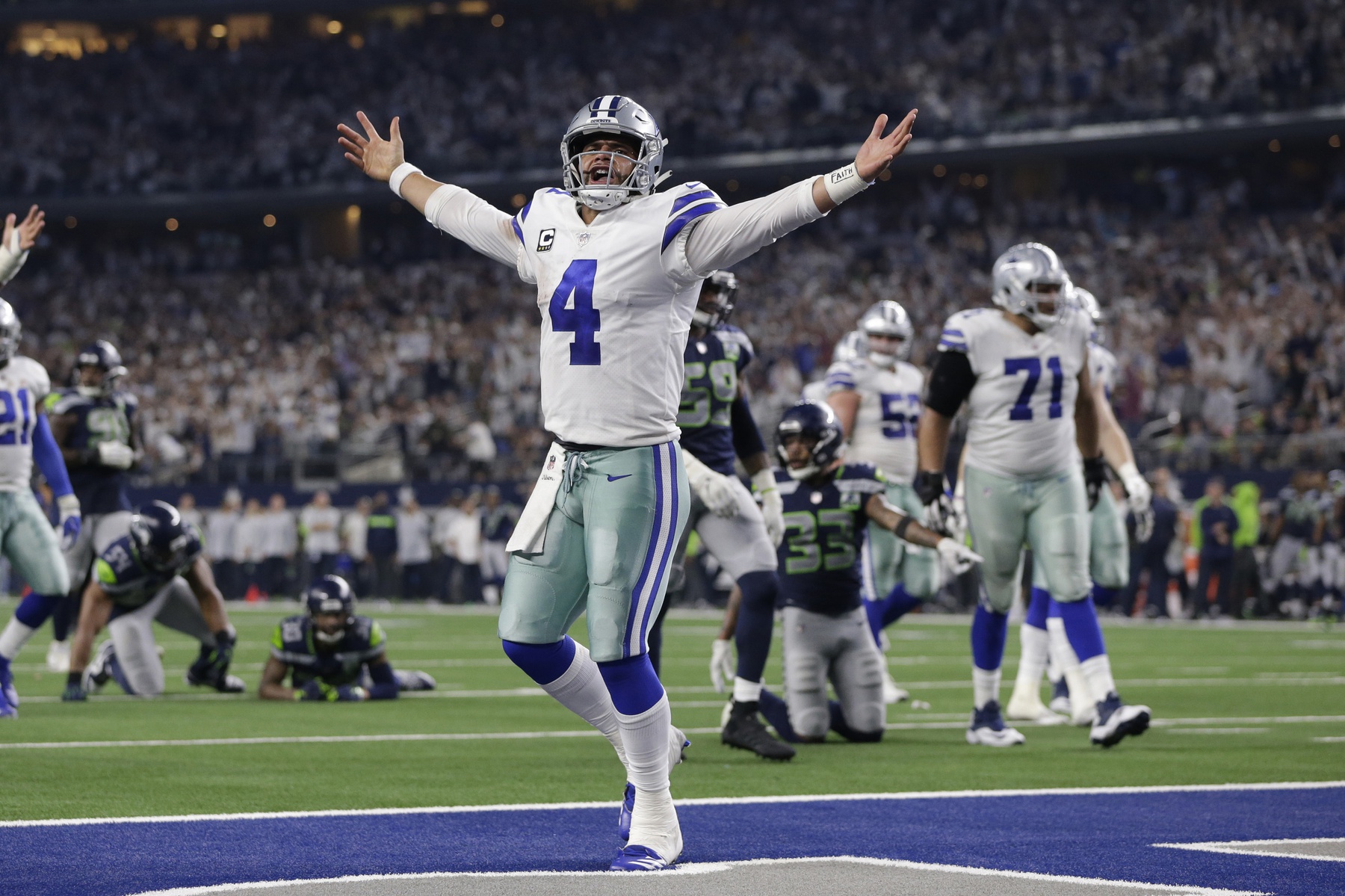 Refocused, NFL Wild Card Round Dallas Cowboys 24, Seattle