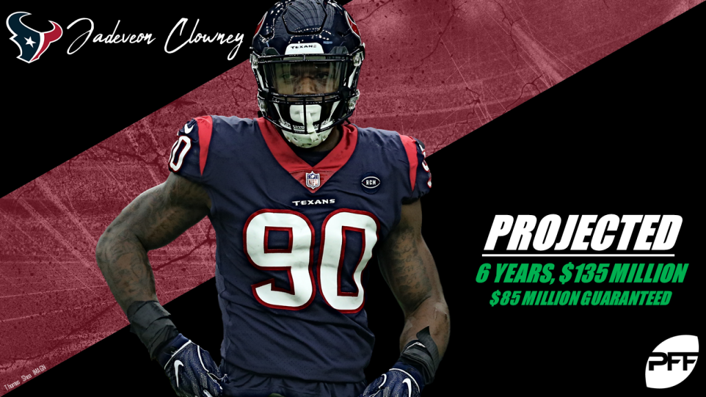 Daily Focus: Texans' Jadeveon Clowney facing make-or-break season, PFF  News & Analysis