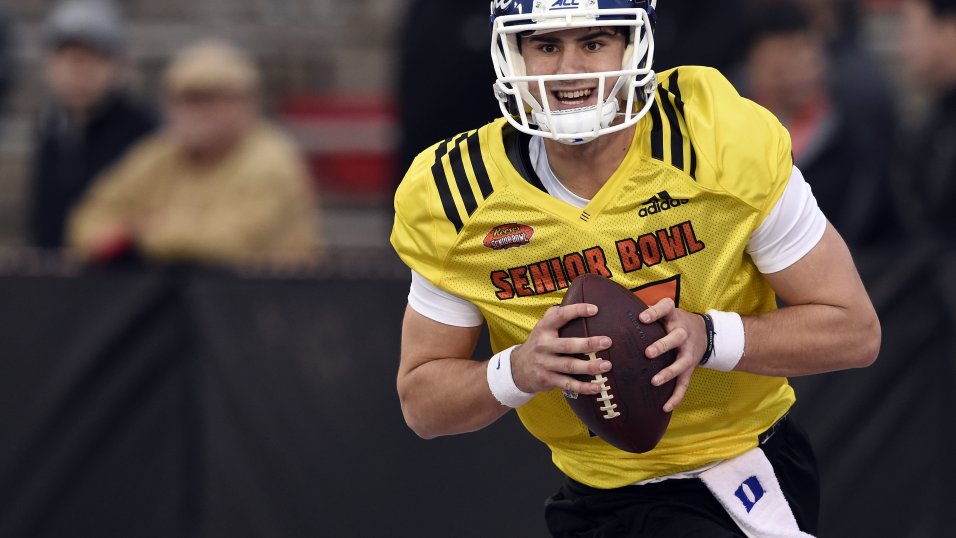 Duke quarterback Daniel Jones (17) during the NCAA college