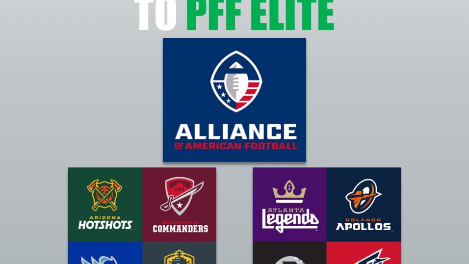 Welcome PFF Grades for the Alliance of American Football (AAF), AAF News,  Rankings and Statistics