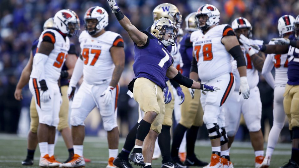 Taylor Rapp, UW's emerging star safety, hardened by big brother's love in  small-town Bellingham