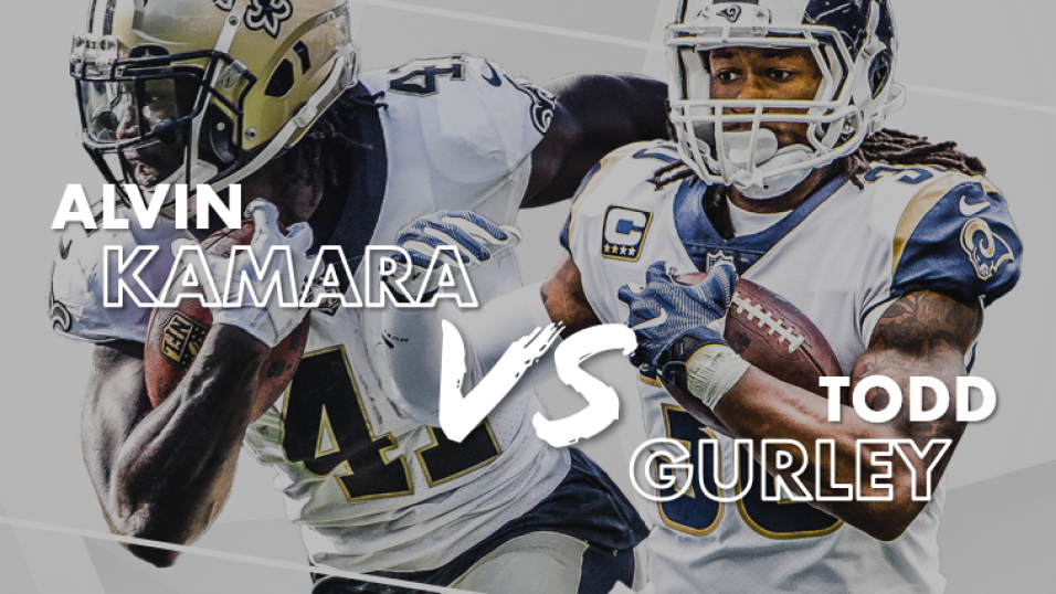 The Fantasy Decider: Alvin Kamara vs. Todd Gurley