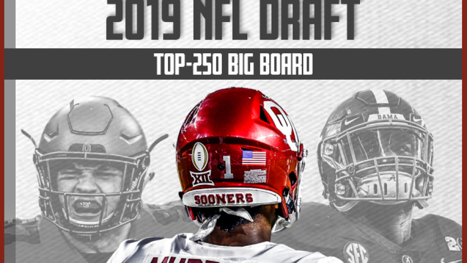 Pffs Top 250 Big Board For The 2019 Nfl Draft Nfl News