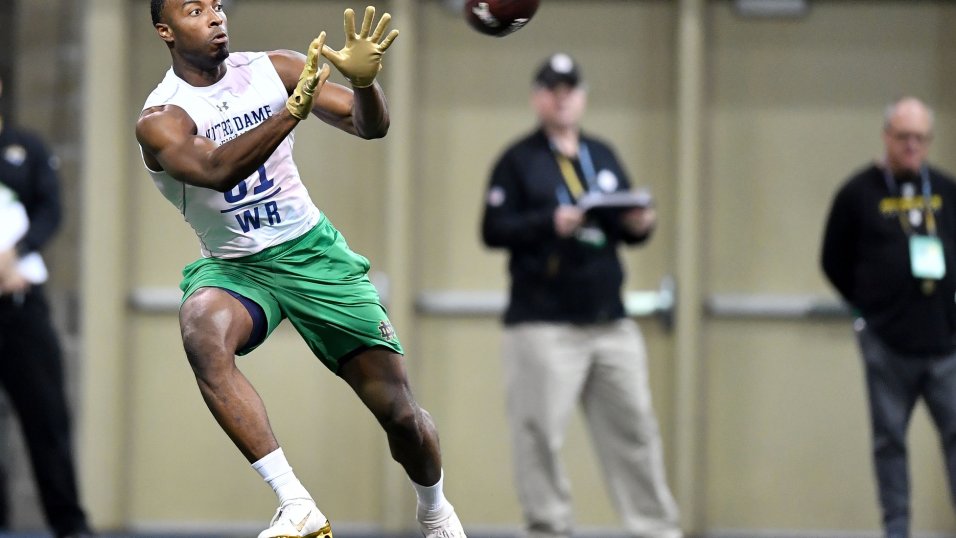 Miles Boykin's 40-yard dash at the NFL combine made his Notre Dame