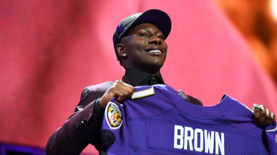 Ravens use two top100 selections on wide receivers for the first time