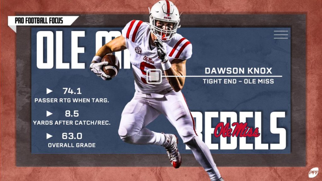 Why Dawson Knox should be more with the Bills than he was at Ole Miss 