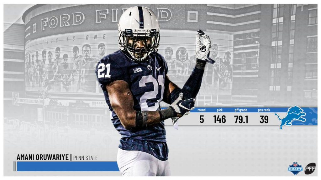 Grading the Detroit Lions pick: Penn State CB Amani Oruwariye