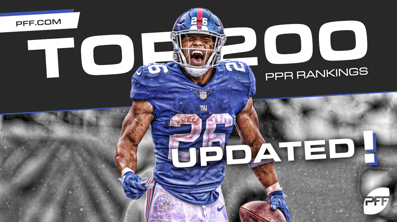 2023 TOP 200 Fantasy Football Rankings, TOP 200 PPR Cheatsheets TOP 200 PPR  Draft / Draft Rankings