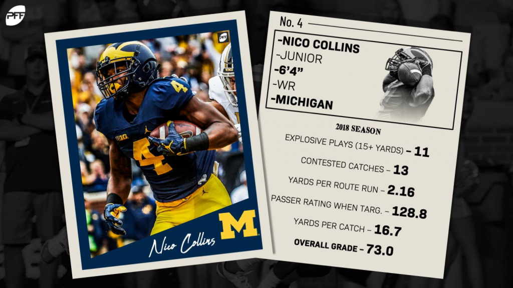 Top 50 Plays of Michigan WR Nico Collins