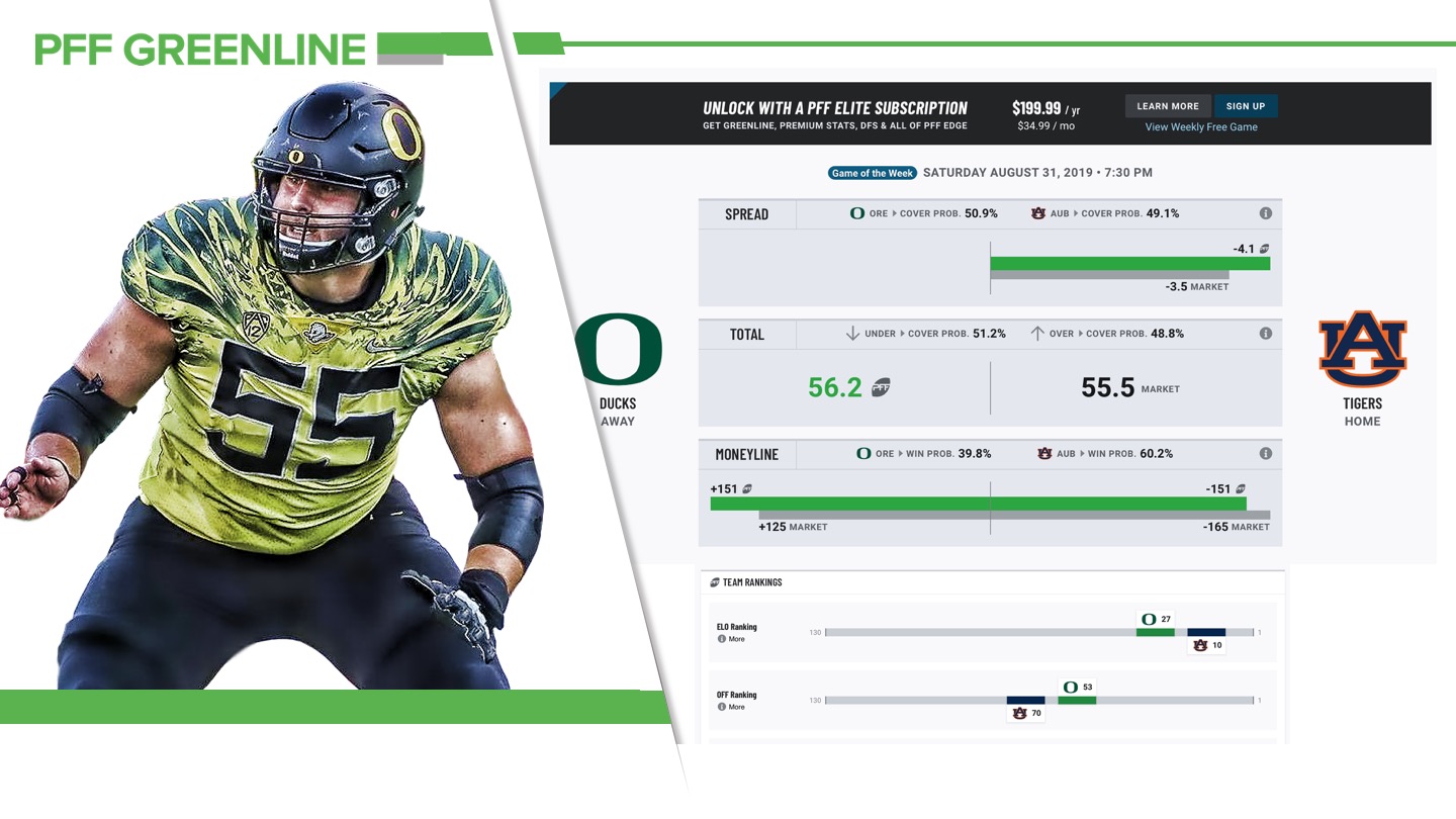 PFF Greenline game picks - an introduction