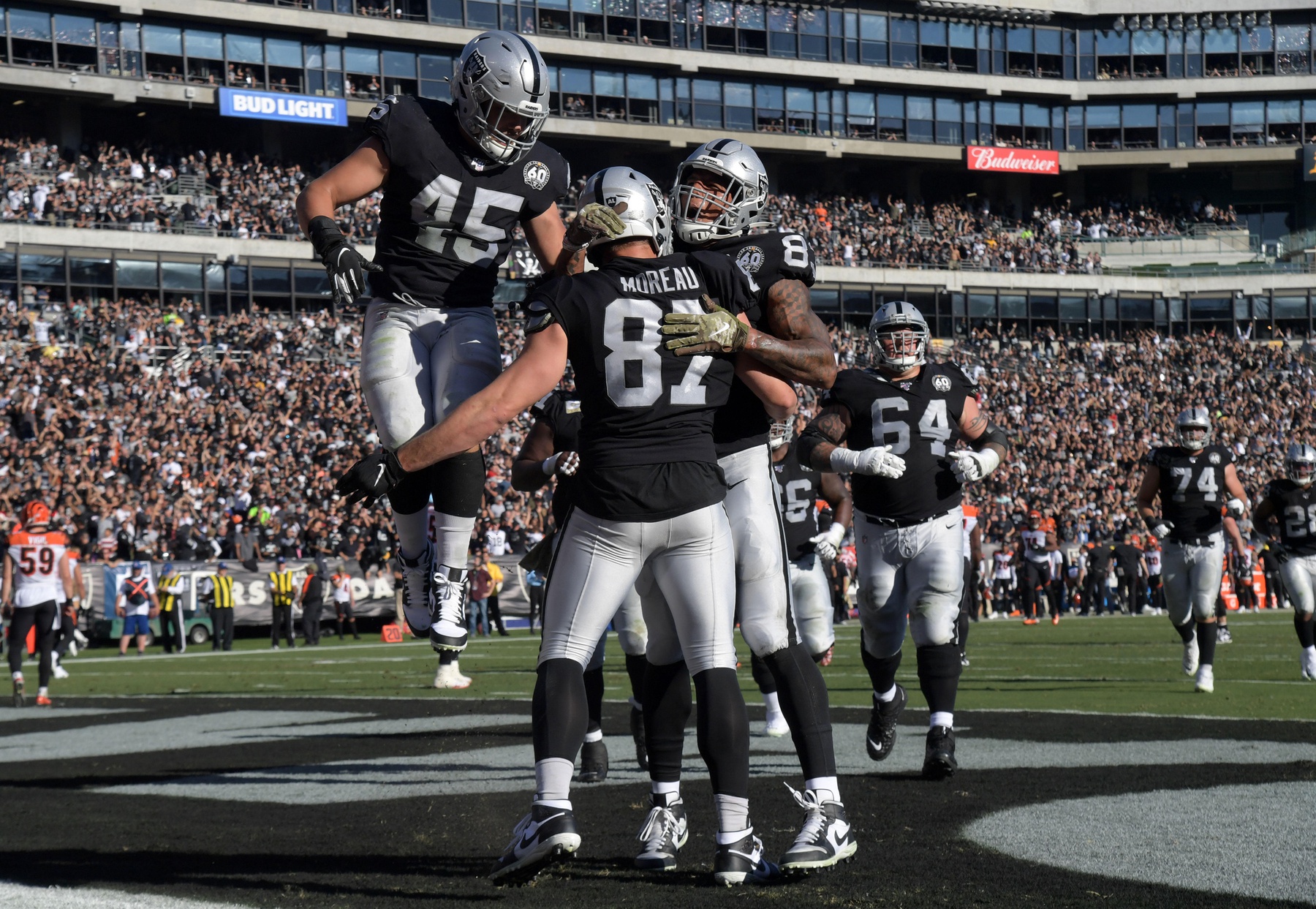 cincinnati bengals vs oakland raiders