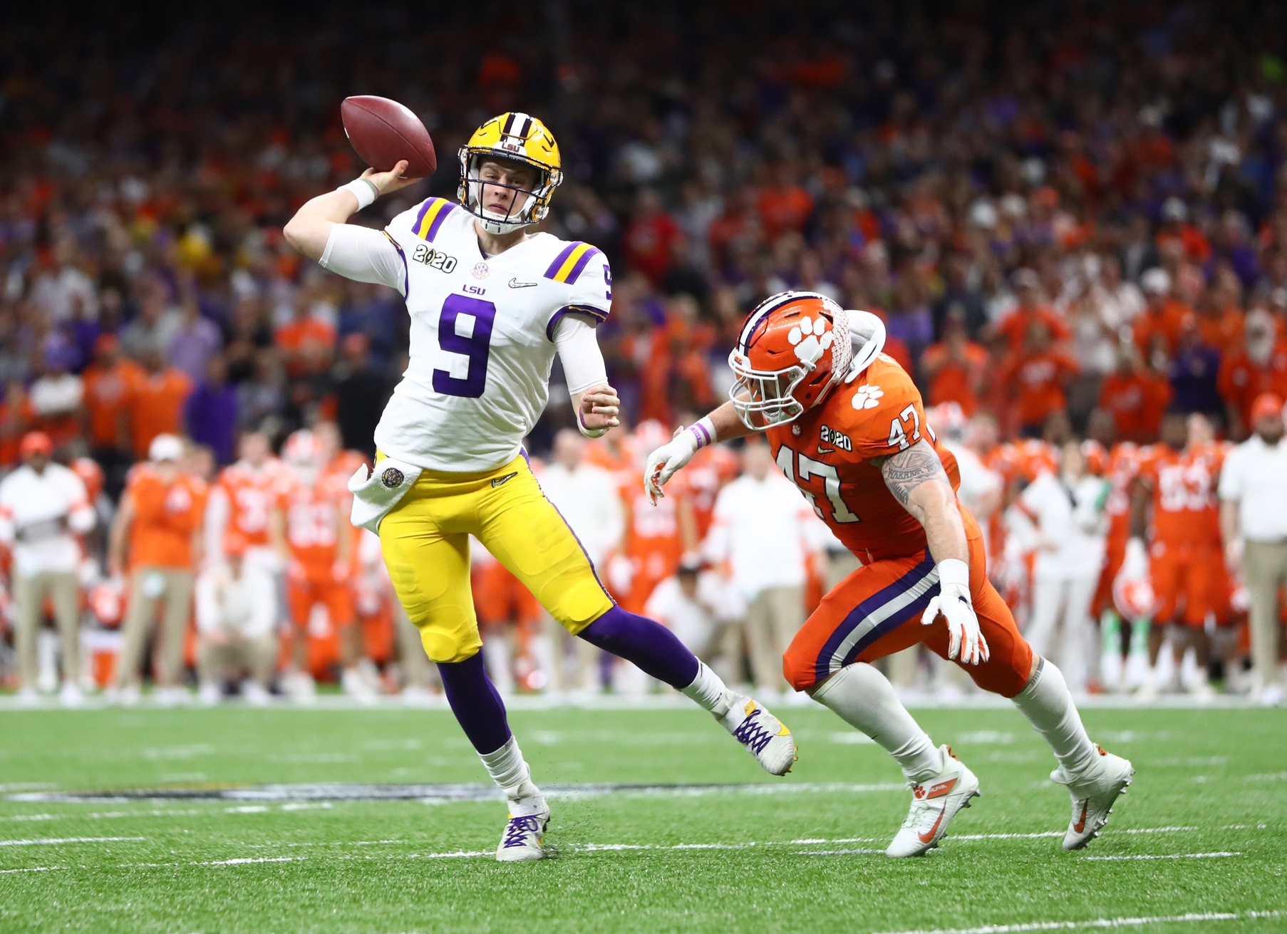 Burrow's first LSU season foreshadowed strengths that made him