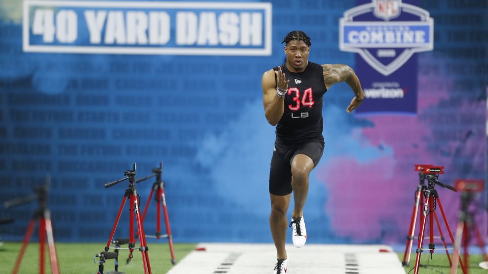 2020 Nfl Scouting Combine Risers And Fallers From The Dl And Lb Drills Nfl Draft Pff
