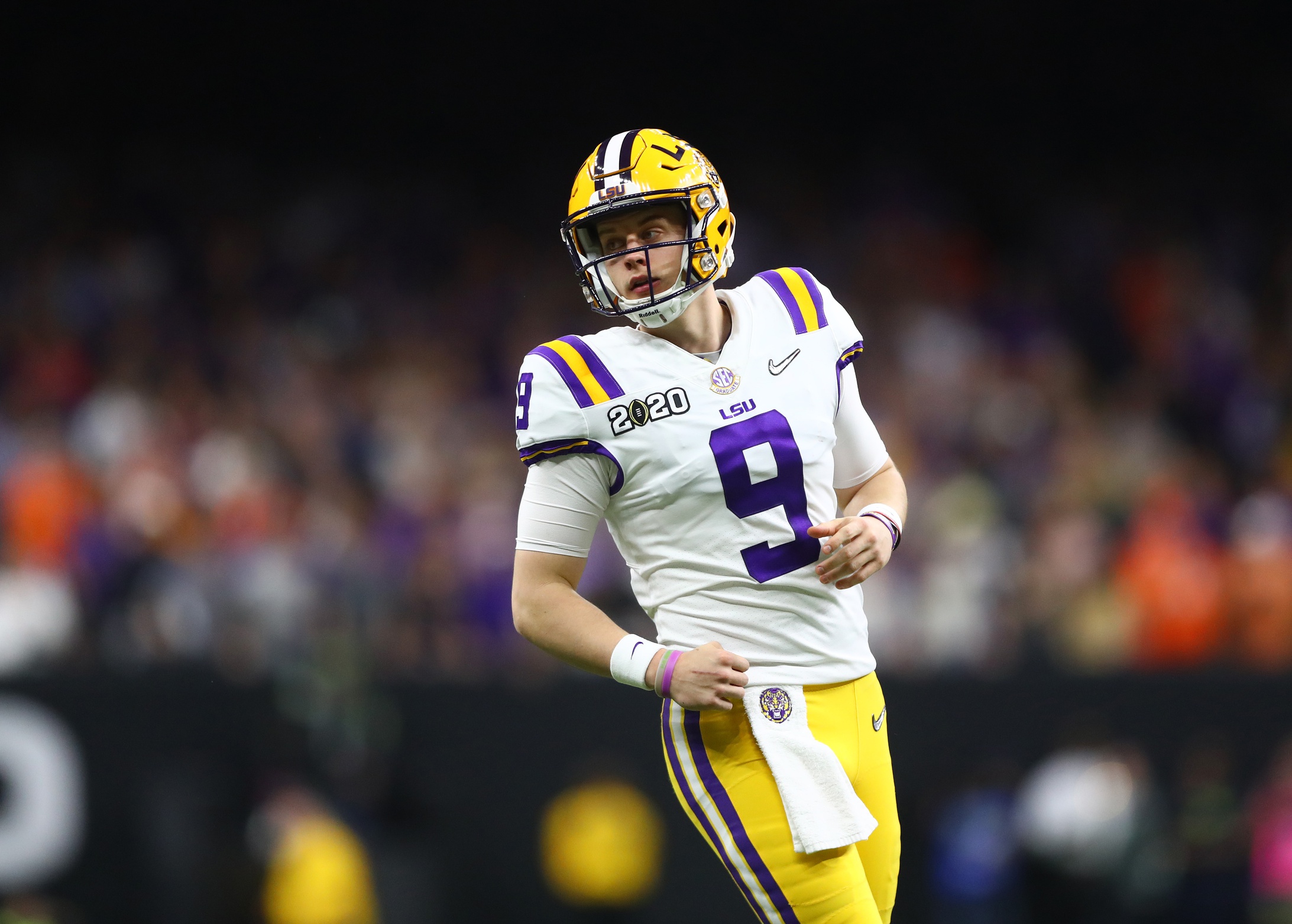 Justin Herbert, Joe Burrow and Tua Tagovailoa Multi-Signed Riddell