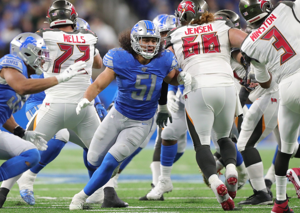 T.J. Hockenson, Tracy Walker receive Detroit Lions' highest PFF