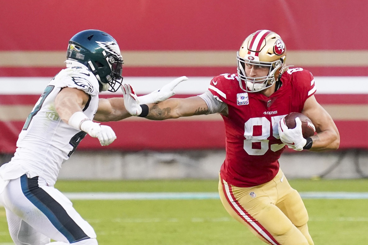 George Kittle's transformation from solid Iowa player to 49ers superstar