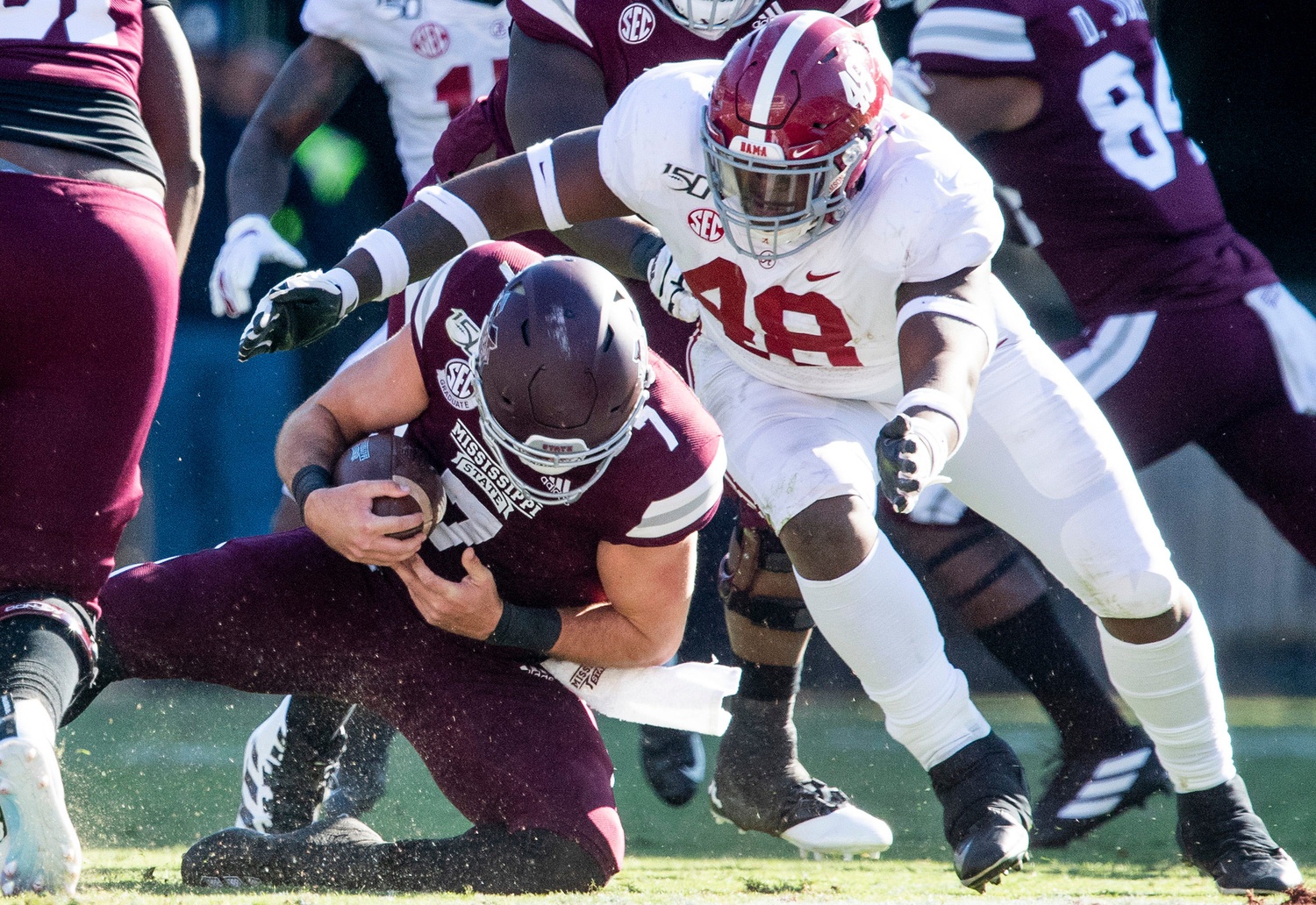 PFF College on X: The Washington Commanders pick Alabama DL Phidarian  Mathis at No. 47 overall. TEN sacks since 2019 (tied for 2nd among SEC DLs)  