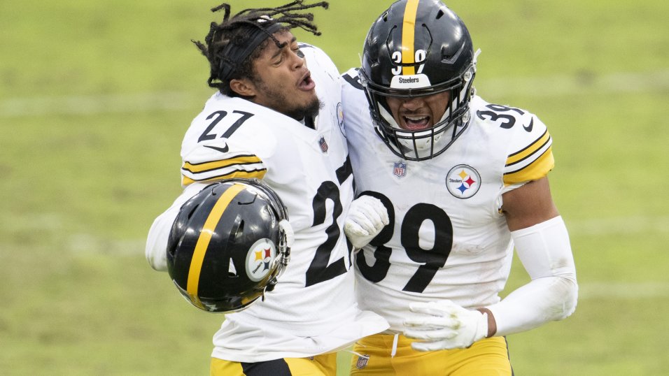 Pittsburgh Steelers free safety Minkah Fitzpatrick (39) celebrates