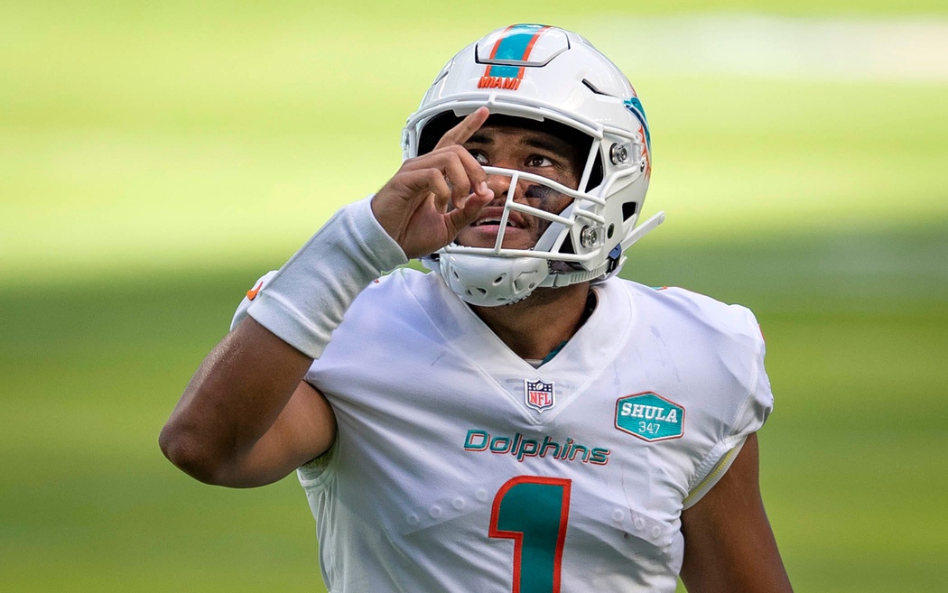 nfl-rookie-qb-tua-tagovailoa-miami-dolphins-playoffs-2020-week-9-afc-east-standings