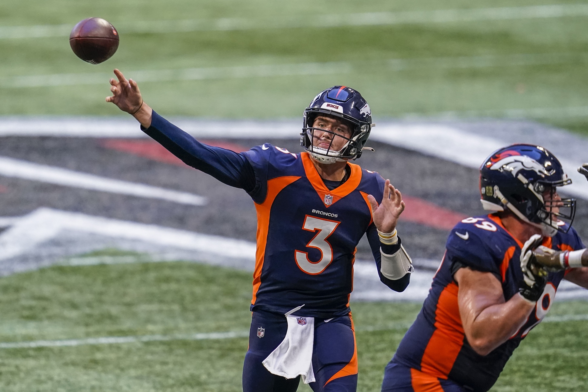 Off-target: Drew Lock throws 4 interceptions, Broncos routed by Raiders –  The Durango Herald