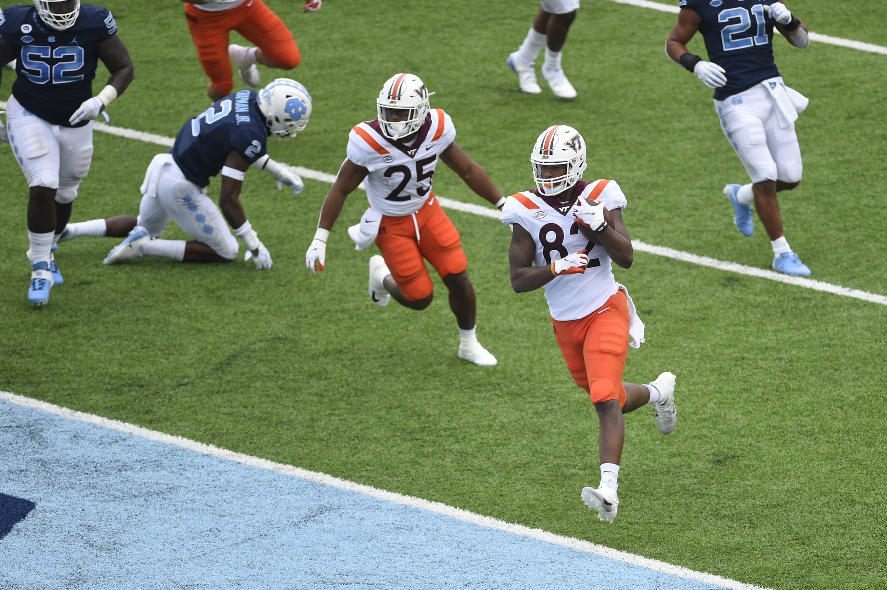 Detroit Lions tight end James Mitchell (82) is seen after an NFL