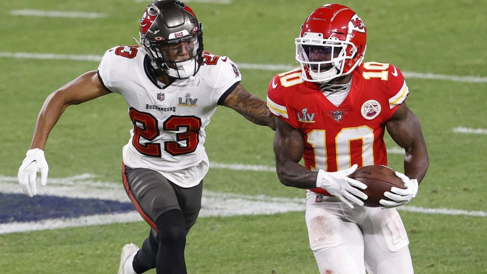 Buccaneers Don't Feel Bad About Taunting Tyreek Hill In Super Bowl: 'It Was  Funny' - CBS Boston