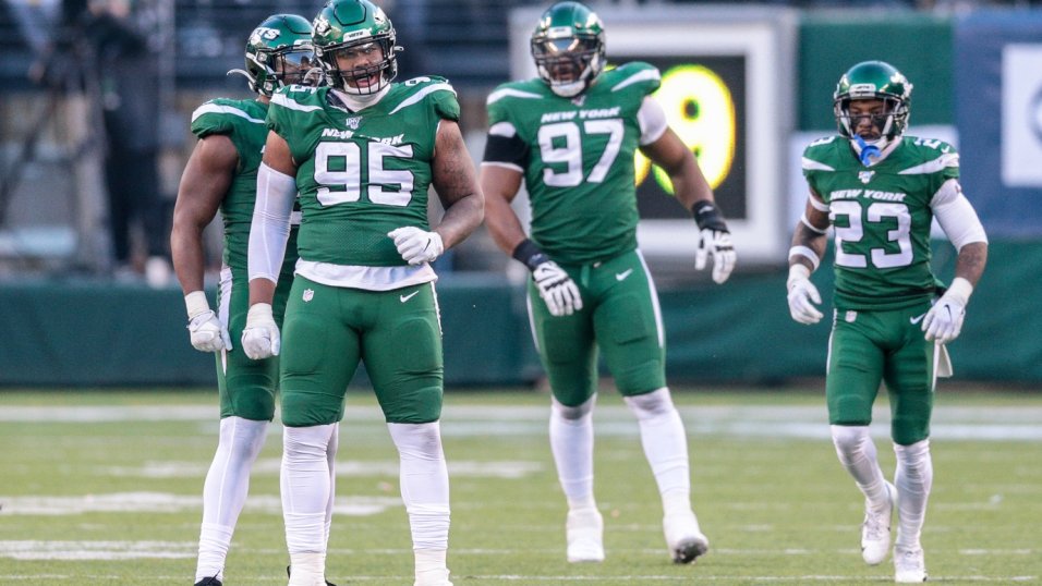 Where did the 2019 New York Jets defensive line rank league-wide?