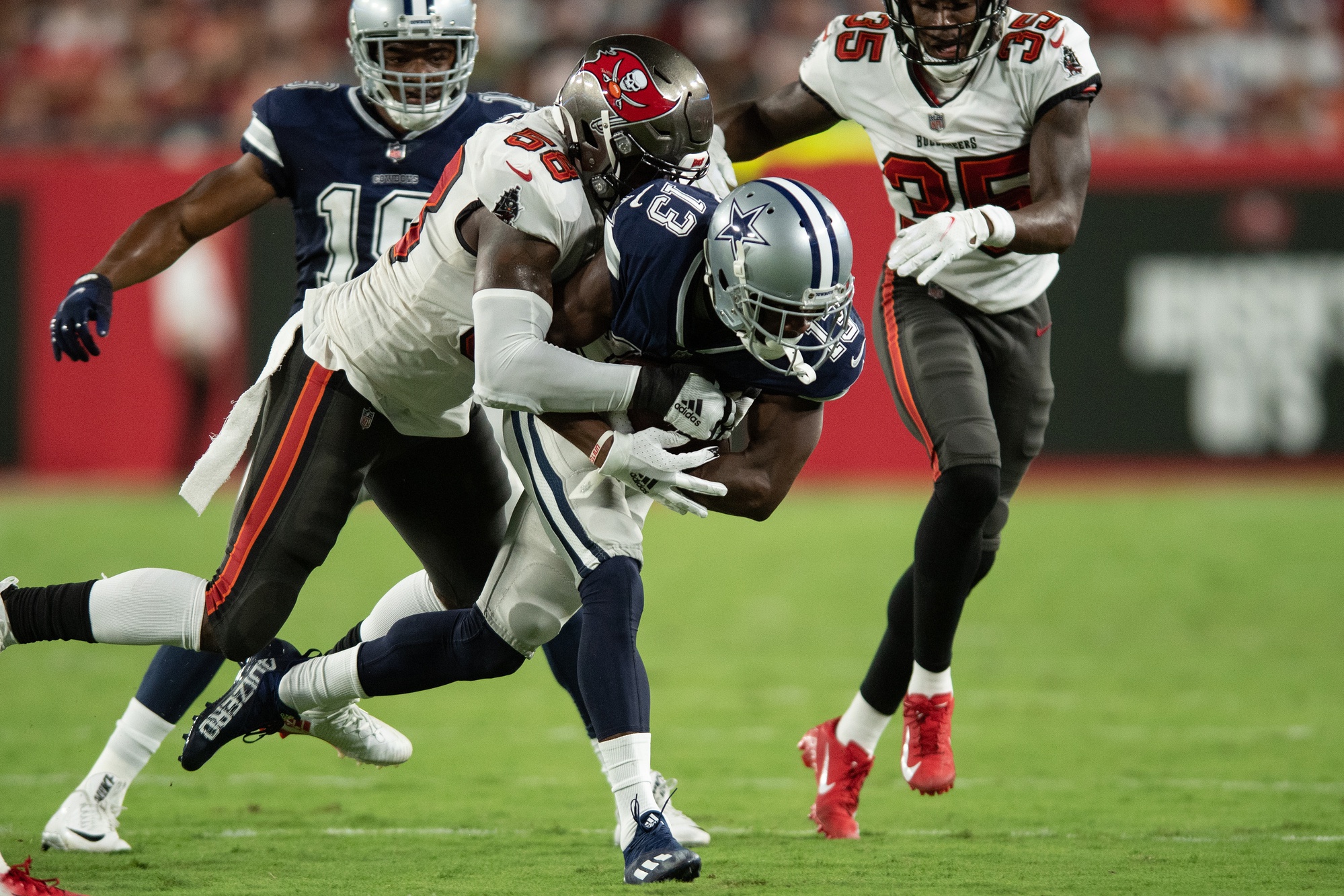 nfl-cowboys-wide-receiver-michael-gallup-suffered-calf-strain-vs-buccaneers-expected-to-miss-3-5-weeks