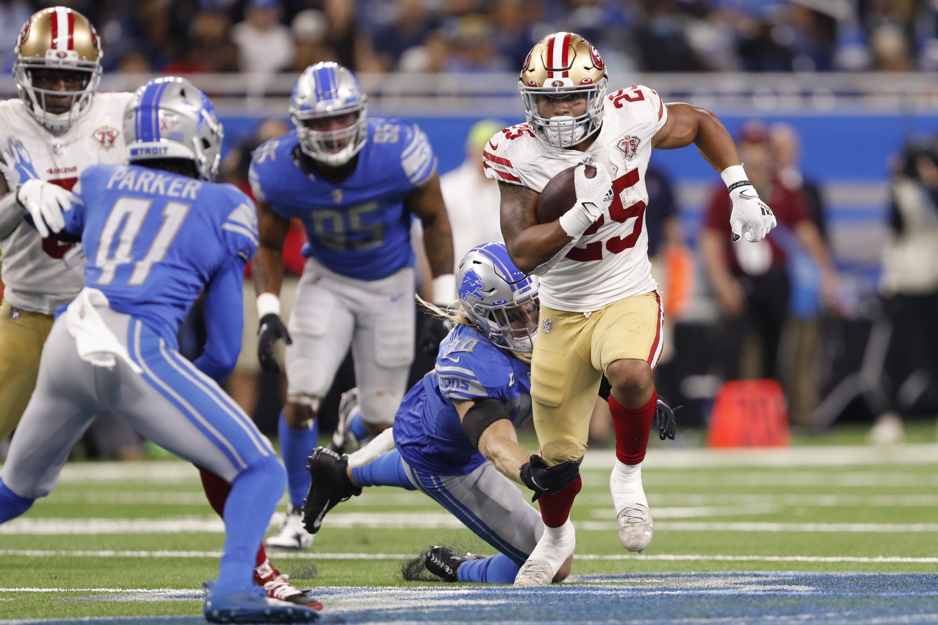 fantasy-football-san-francisco-49ers-raheem-mostert-injury-rookie-elijah-mitchell-nfl-week-2