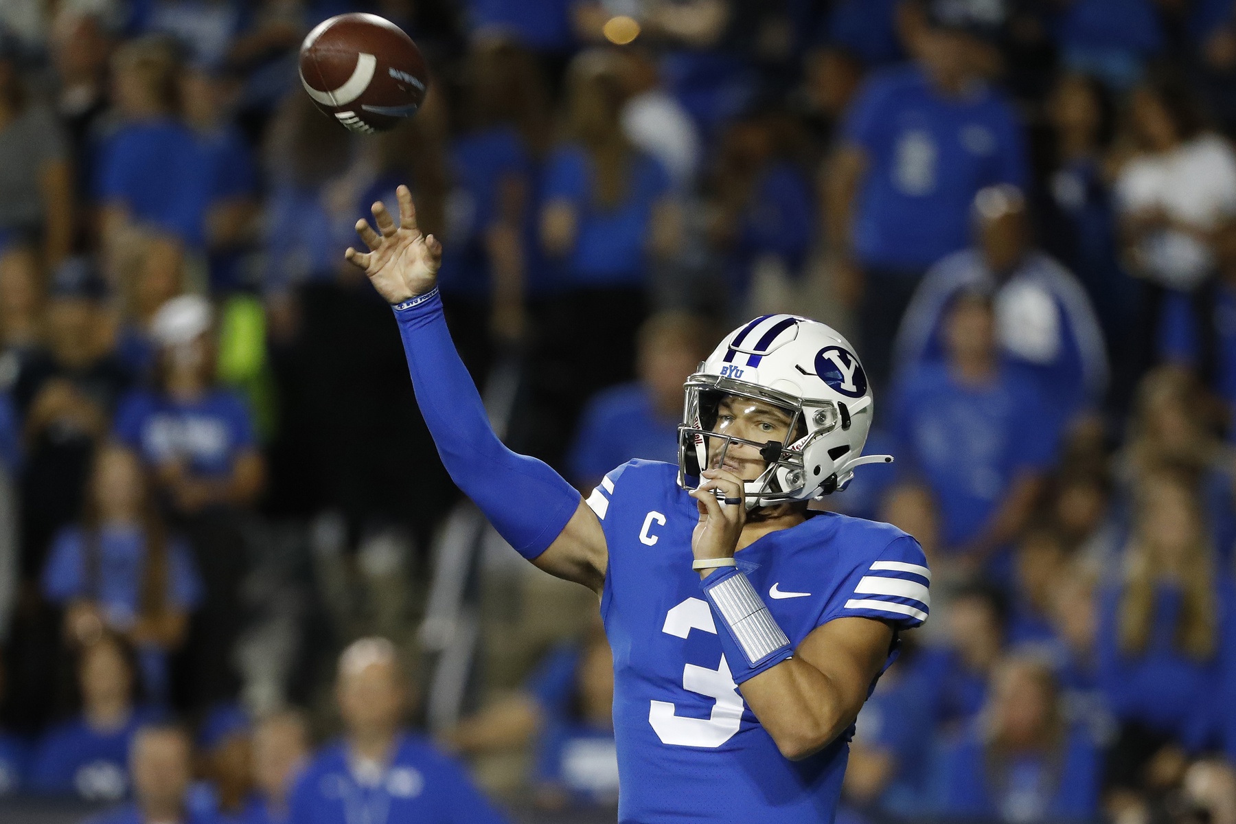 Vikings intrigued by skills, personality and decision-making of BYU  quarterback Jaren Hall – Twin Cities