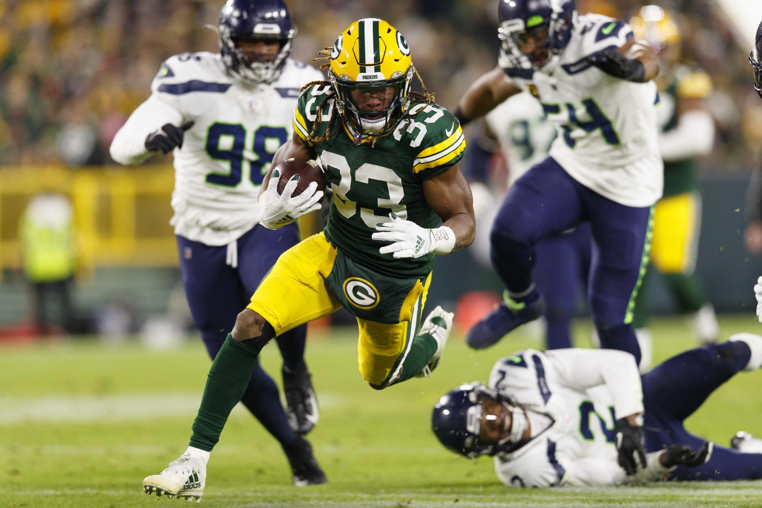 fantasy-football-week-2-draftkings-monday-night-football-showdown-green-bay-packers-chicago-bears