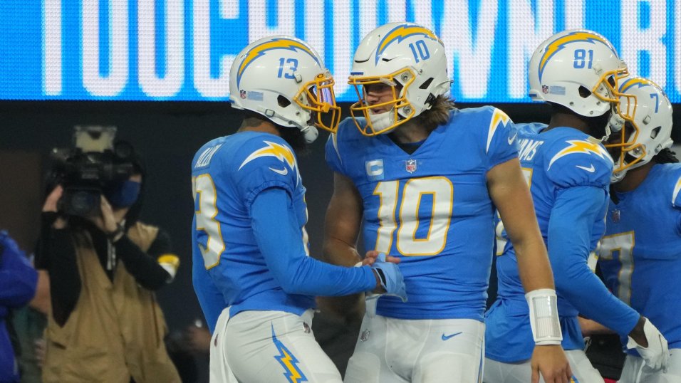 Los Angeles Chargers will wear powder-blue jerseys Sunday vs. Broncos
