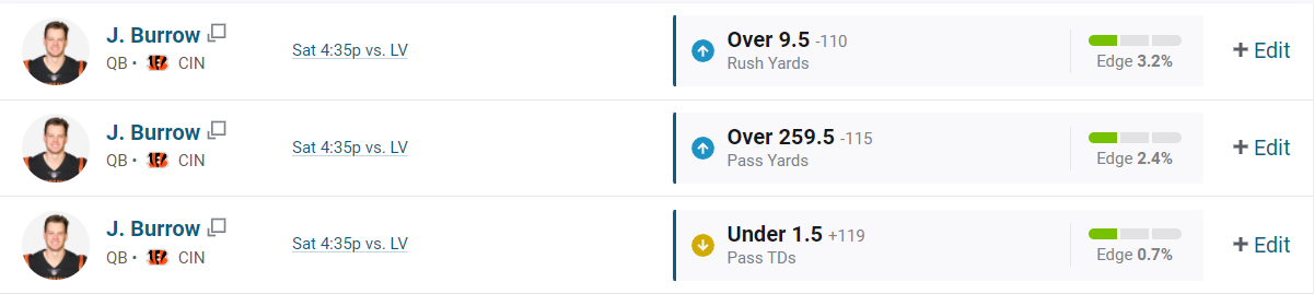 PFF] Joe Burrow from a clean pocket vs the Jaguars: 