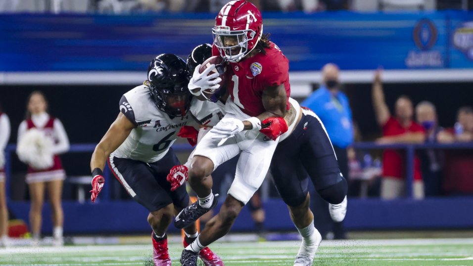 Alabama WR Jameson Williams  2022 NFL Scouting Combine Interview 