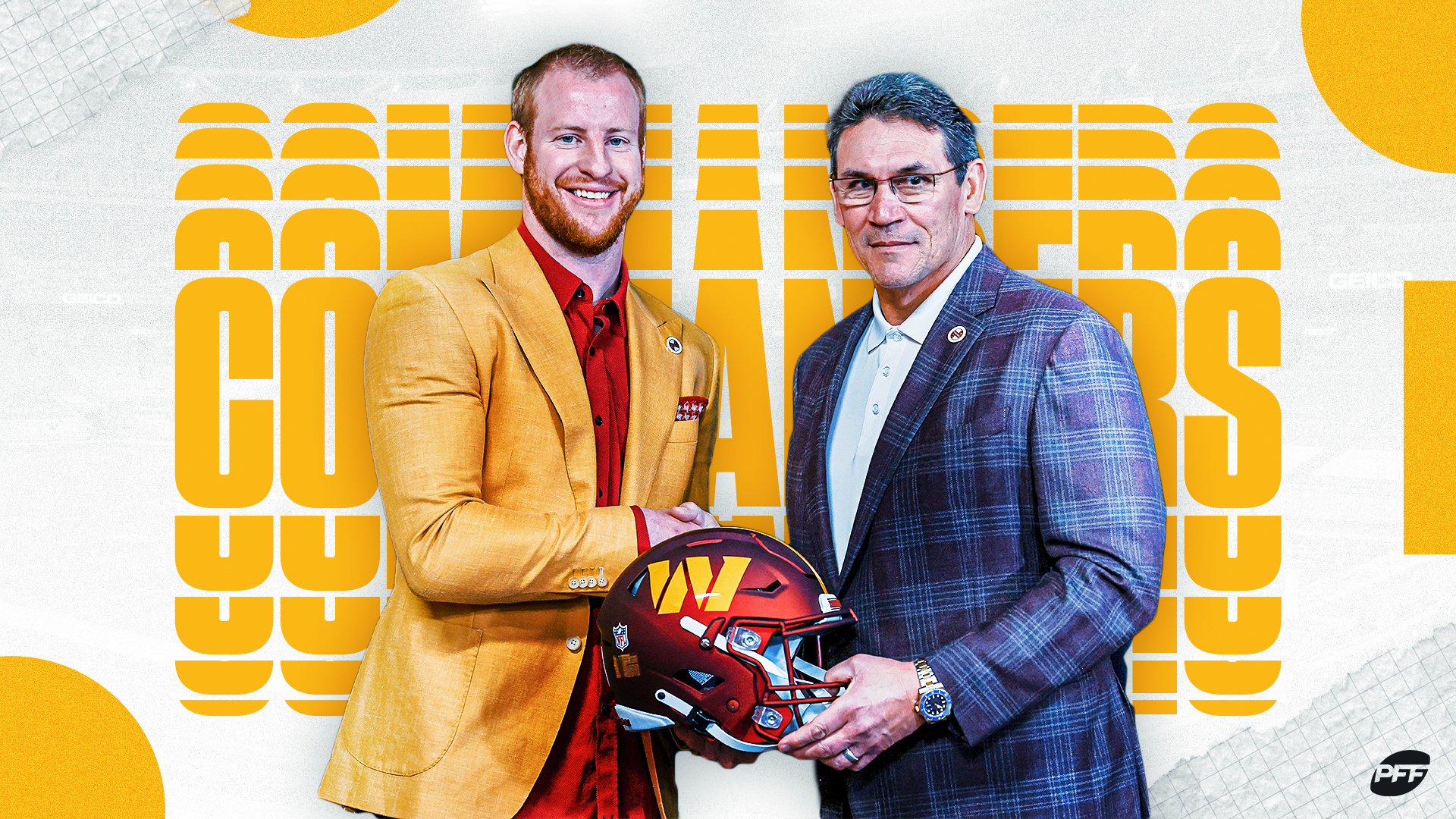 nfl-washington-commanders-head-coach-ron-rivera-felt-aggressive-approach-for-qb-carson-wentz-was-important-2022