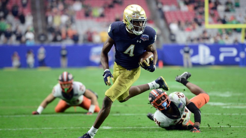 2022 NFL Draft Player Comparisons: Notre Dame WR Kevin Austin Jr. could  fill a role as an NFL deep threat, NFL Draft