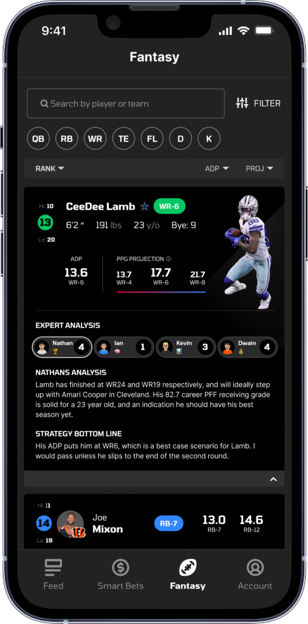 Dominate your fantasy football league with the new PFF+ fantasy