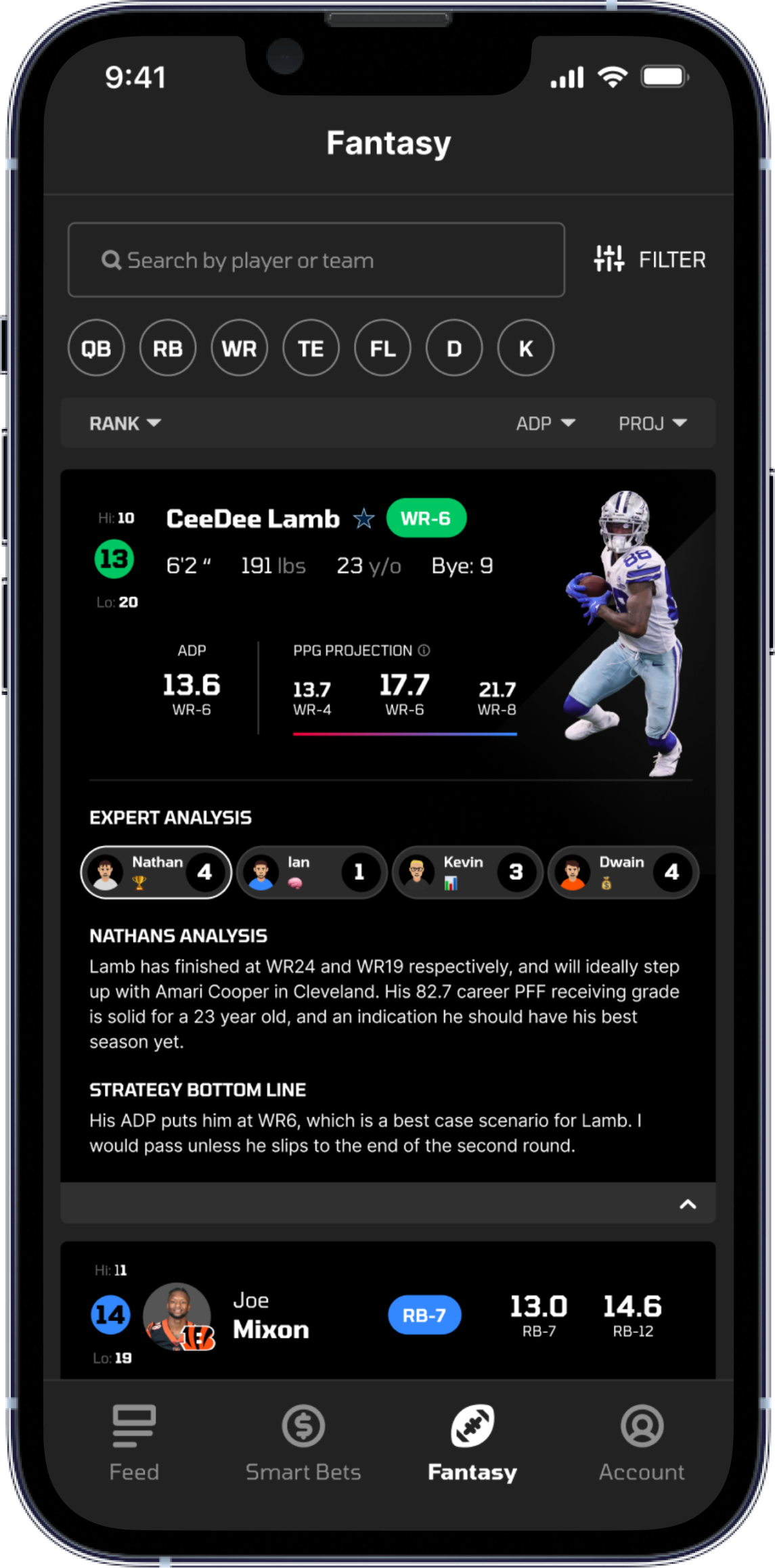 Introducing The PFF+ Live Draft Assistant, Fantasy Football News, Rankings  and Projections