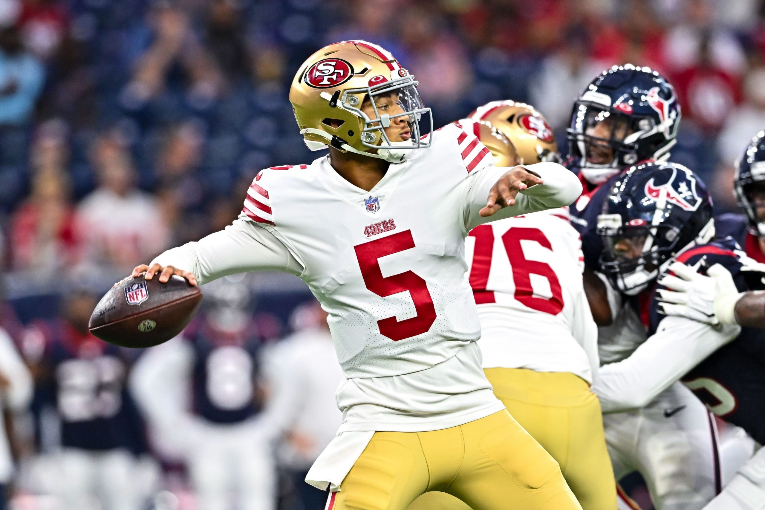 49ers' Brandon Aiyuk sheds light on how Trey Lance is taking trade